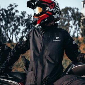 Áo Mưa Bộ Motowolf MDL 0401 Đen - Ảnh 4
