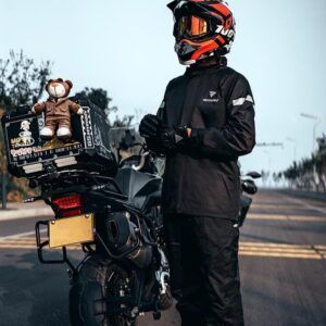Áo Mưa Bộ Motowolf MDL 0401 Đen - Ảnh 3