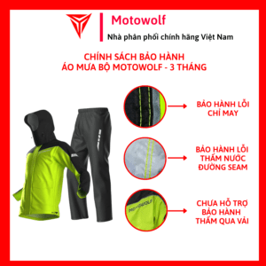Áo Mưa Bộ Motowolf MDL 0403B Xám - Ảnh 12