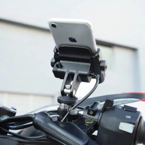Giá Đỡ Điện Thoại Motowolf MDL 2805 Ghi Đông Bạc Sạc - Ảnh 5