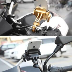 Giá Đỡ Điện Thoại Motowolf MDL 2805 Chân Kính Vàng Sạc - Ảnh 4
