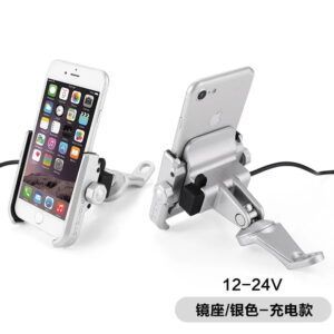 Giá Đỡ Điện Thoại Motowolf MDL 2805 Chân Kính Bạc Sạc - Ảnh 1