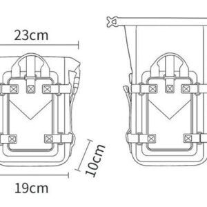 Túi Treo Hông Xe Máy Chống Nước Motowolf MDL 0715 Vàng - Ảnh 6