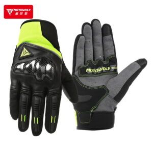Găng Tay Dài Ngón Motowolf MDL 0333 Đen - Ảnh 3
