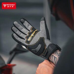 Găng Tay Dài Ngón Motowolf MDL 0333 Đen - Ảnh 9