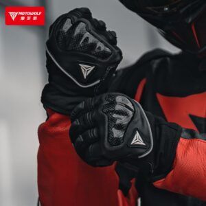 Găng Tay Dài Ngón Motowolf MDL 0333 Đen - Ảnh 8