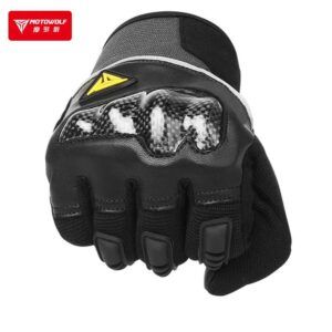 Găng Tay Dài Ngón Motowolf MDL 0333 Đen - Ảnh 5