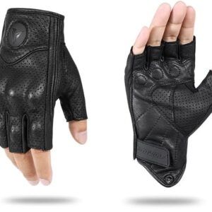 Găng Tay Cụt Ngón Motowolf MDL 0302B Đen - Ảnh 6