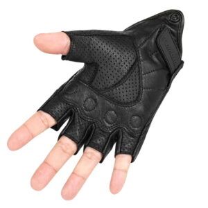 Găng Tay Cụt Ngón Motowolf MDL 0302B Đen - Ảnh 4