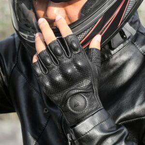 Găng Tay Cụt Ngón Motowolf MDL 0302B Đen - Ảnh 8