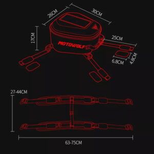 Túi Gắn Bình Xăng Motowolf MDL 0702 - Ảnh 4