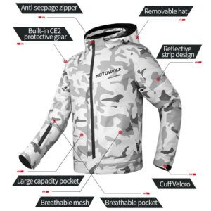 Áo Giáp Chống Nước Motowolf MDL 0520 Camo - Ảnh 5