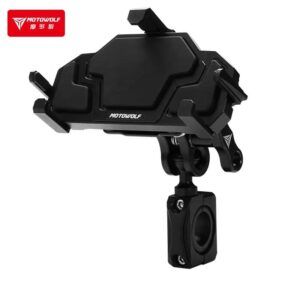 Giá Đỡ Điện Thoại Chống Trượt Motowolf MDL 2826 Chân Kính Đen - Ảnh 3