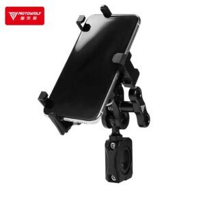 Giá Đỡ Điện Thoại Chống Trượt Motowolf MDL 2826 Chân Kính Đen - Ảnh 4