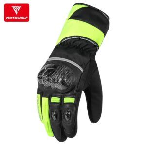 Găng Tay Chống Nước Motowolf MDL 0307B Đen Vàng - Ảnh 1