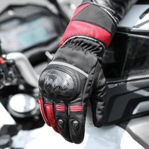 Găng Tay Chống Nước Motowolf MDL 0307B Đen Đỏ - Ảnh 4