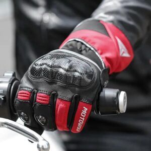 Găng Tay Chống Nước Motowolf MDL 0307B Đen Đỏ - Ảnh 6