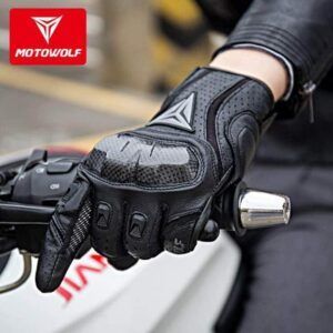 Găng Tay Da Thoáng Khí Motowolf MDL 0305 Dài Ngón - Ảnh 20