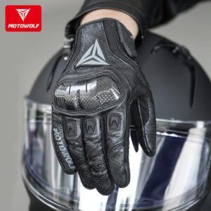 Găng Tay Da Thoáng Khí Motowolf MDL 0305 Dài Ngón - Ảnh 21