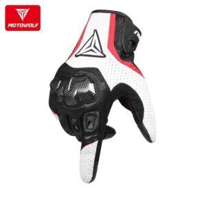 Găng Tay Da Thoáng Khí Motowolf MDL 0305 Dài Ngón - Ảnh 11