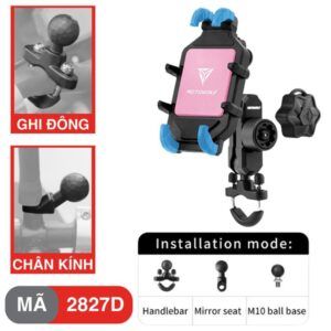 Giá Đỡ Điện Thoại Chống Rung Motowolf MDL 2827D Đỏ - Ảnh 5