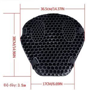 Đệm Lót Yên Xe Máy Tổ Ong Youtai - Ảnh 6