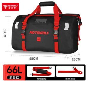 Túi Motowolf MDL 0717 66 Lít Đen Đỏ - Ảnh 1
