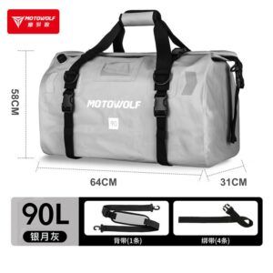 Túi Motowolf MDL 0717 90 Lít Xám - Ảnh 1