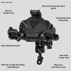Giá Đỡ Điện Thoại Motowolf Càng Cua MDL 2832 - Ảnh 2