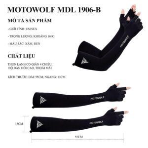 Bao Ống Tay Chống Nắng Motowolf MDL 1906-B - Ảnh 4